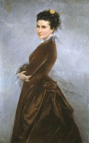Self Portrait of Nelie Jacquemart, Public Domain