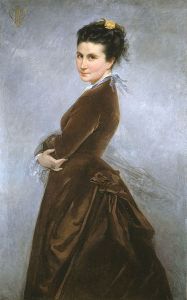 Self Portrait of Nelie Jacquemart, Public Domain