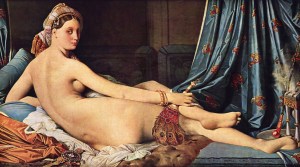 "La Grande Odalisque," Ingres, 1814, Public Domain