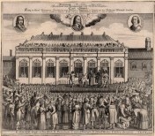 Contemporary print of Beheading of Charles I of England, 1649, Public Domain