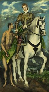 El Greco, St. Martin and the Beggar, circa 1597, Public Domain