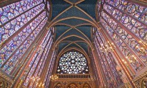 Sainte-Chapelle, interior, image from The Guardian article cited below