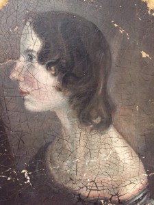 Emily Bronte, portrait by Branwell Bronte 